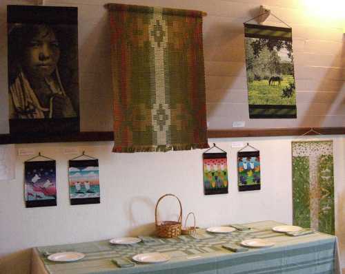 The 20th annual Quilt And Textile Exhibition at the Lower Lake Schoolhouse Museum in Lower Lake, Calif., has been dedicated to the late weaver, Laura Simms. Courtesy photo. 2013quiltexhibit2