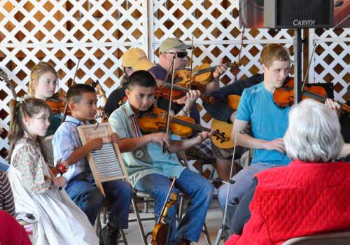 The Konocti Fiddle Club performs at the First Sunday Fiddlers Jam at the Ely Stage Stop in Kelseyville, Calif., on Sunday, April 6, 2014. Photo by Greg Blinn. 040614konoctifiddleclub