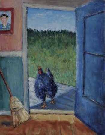 The work of Tamsen Donner of Upper Lake, Calif., will be on display during March 2014 at the Lake County Wine Studio in Upper Lake, Calif. donnerchicken